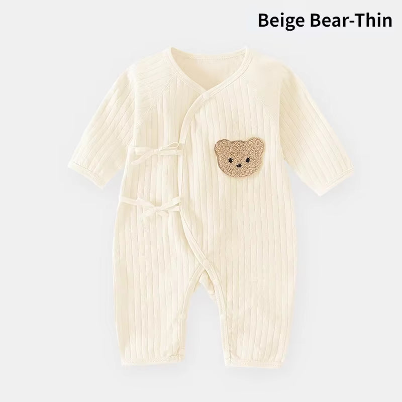 BearHug™ Baby Romper Set – Adorable One-Piece with Matching Hat for Boys & Girls